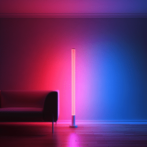 Kreativ mit RGB Licht - Innovative Ideen für die Verwendung von LED-Stehlampen mit Farbwechsel
